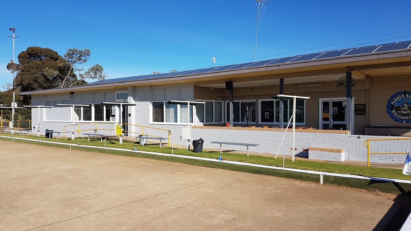 Bowling club interior